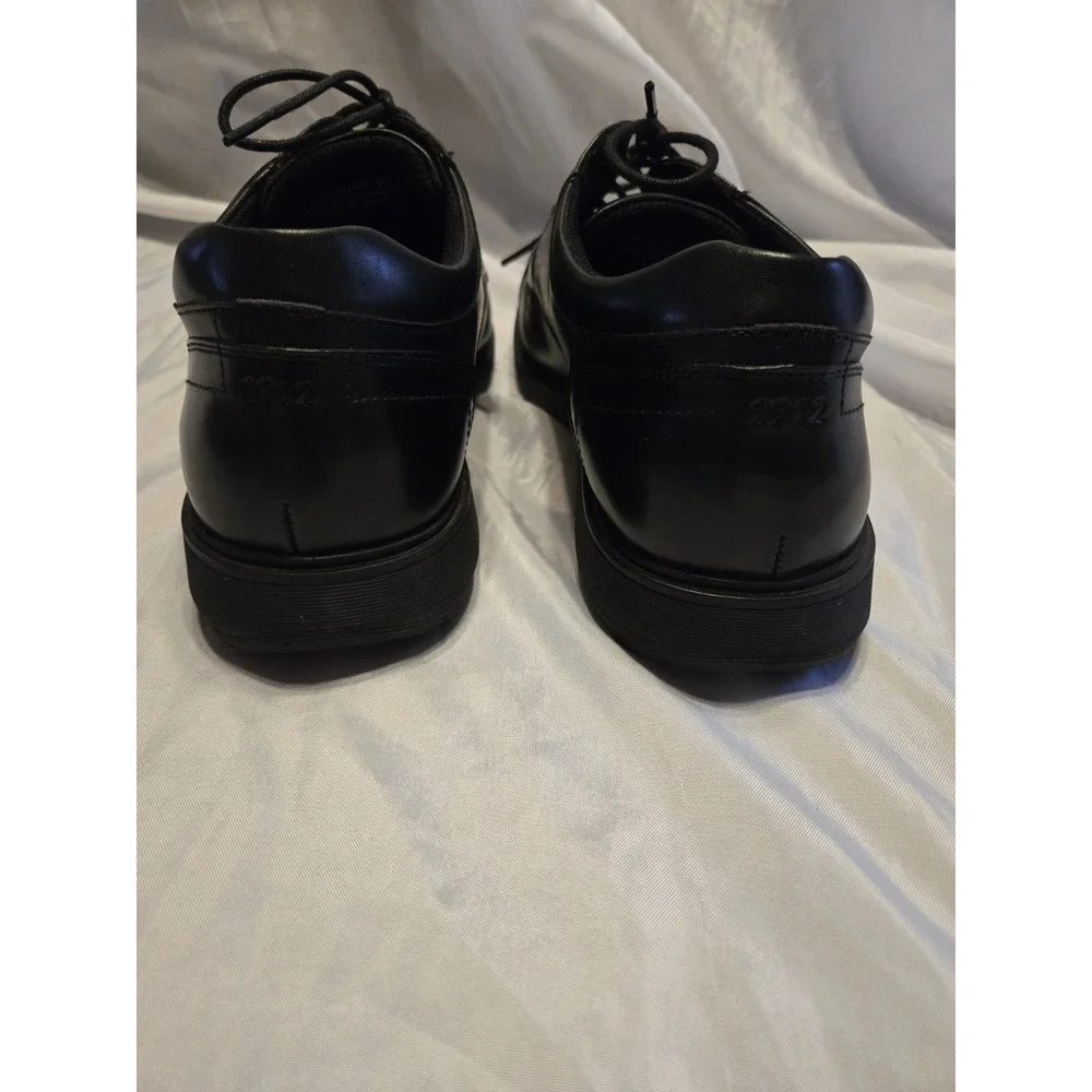 Nunn Bush KORE Cap Toe Oxford 84944-001 Black Leather Men's Size 9XW Gel Comfort
